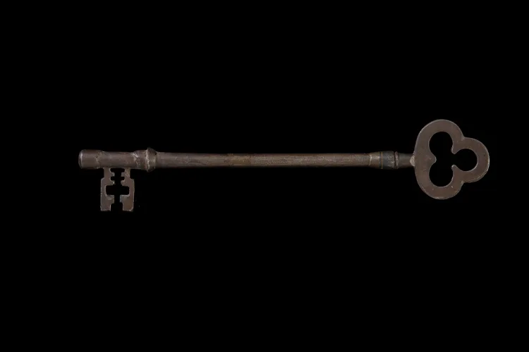 Original iron key of the Tower