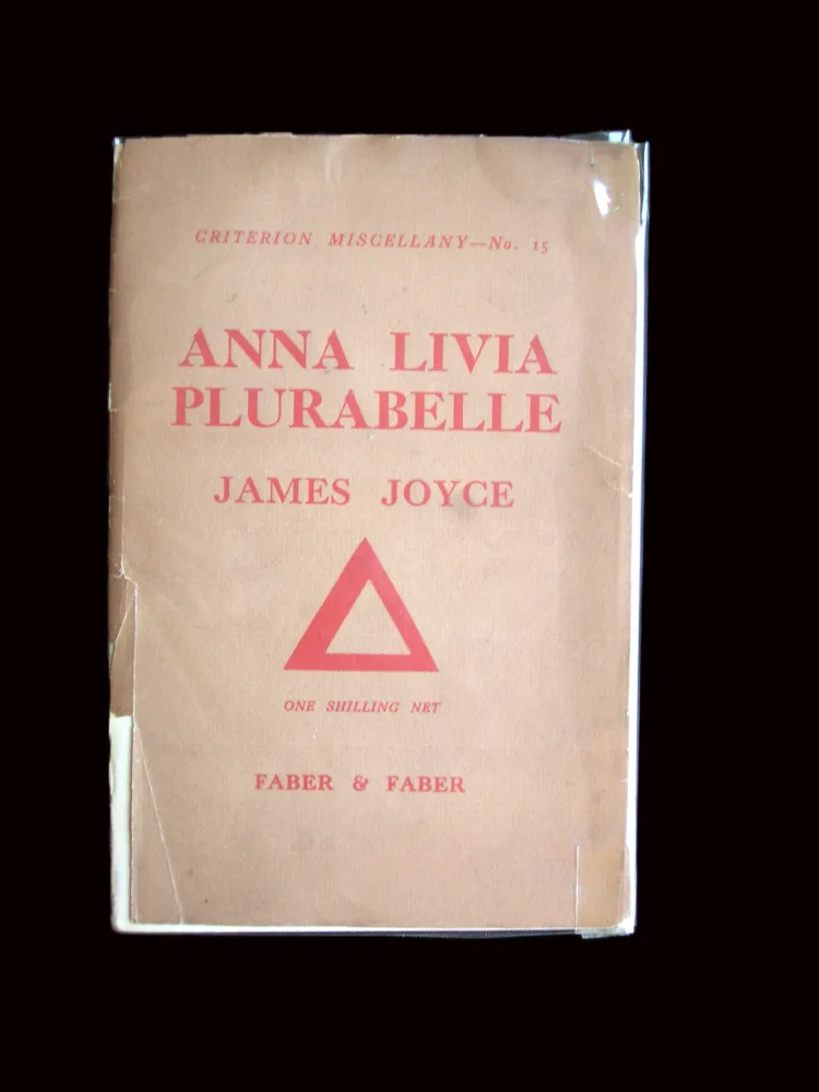 Anna Livia Plurabelle by James Joyce, Faber and Faber 1930