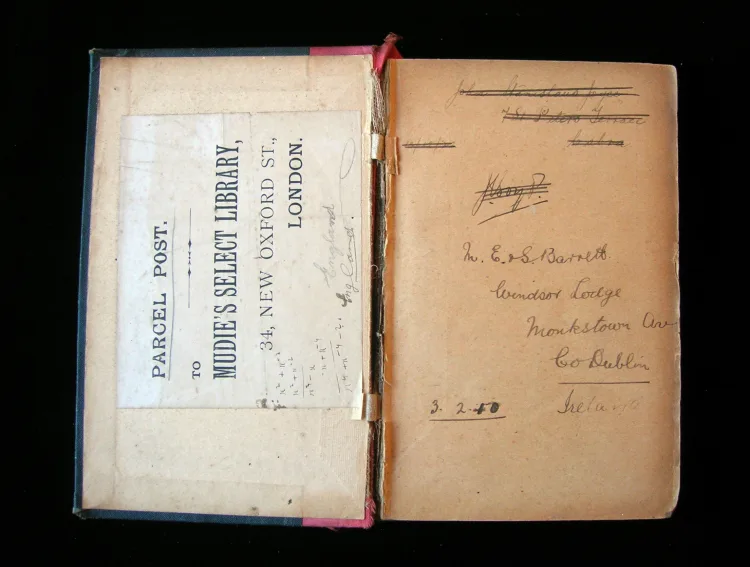 French/English dictionary inscribed by John Stanislaus Joyce 1902
