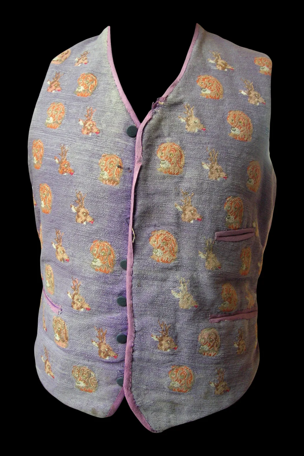 Embroidered waistcoat inherited by James Joyce from his father