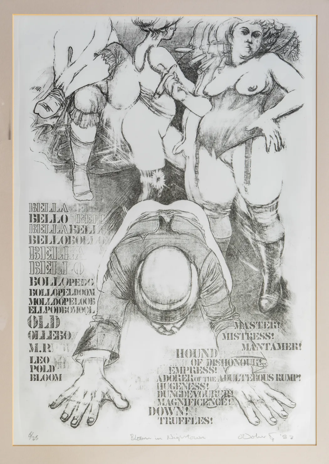 Bloom in Nighttown by Eamonn O'Doherty 1982, No 6/25