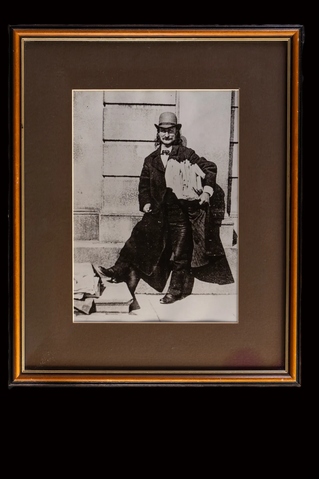 Copies of 2 photographs of Davy Stephens