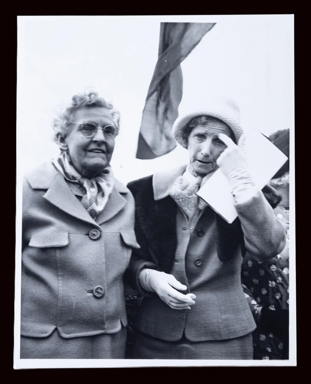 Photo of Sylvia Beach and Eileen Schaurek, 16 June 1962