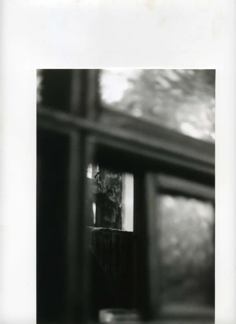 Photo by Peter Sellers of Neary's pub with 'image' of JJ