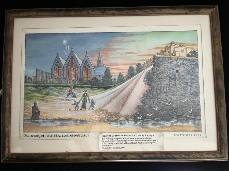 Painting of The Star of the Sea by A.V. Inglis 1954