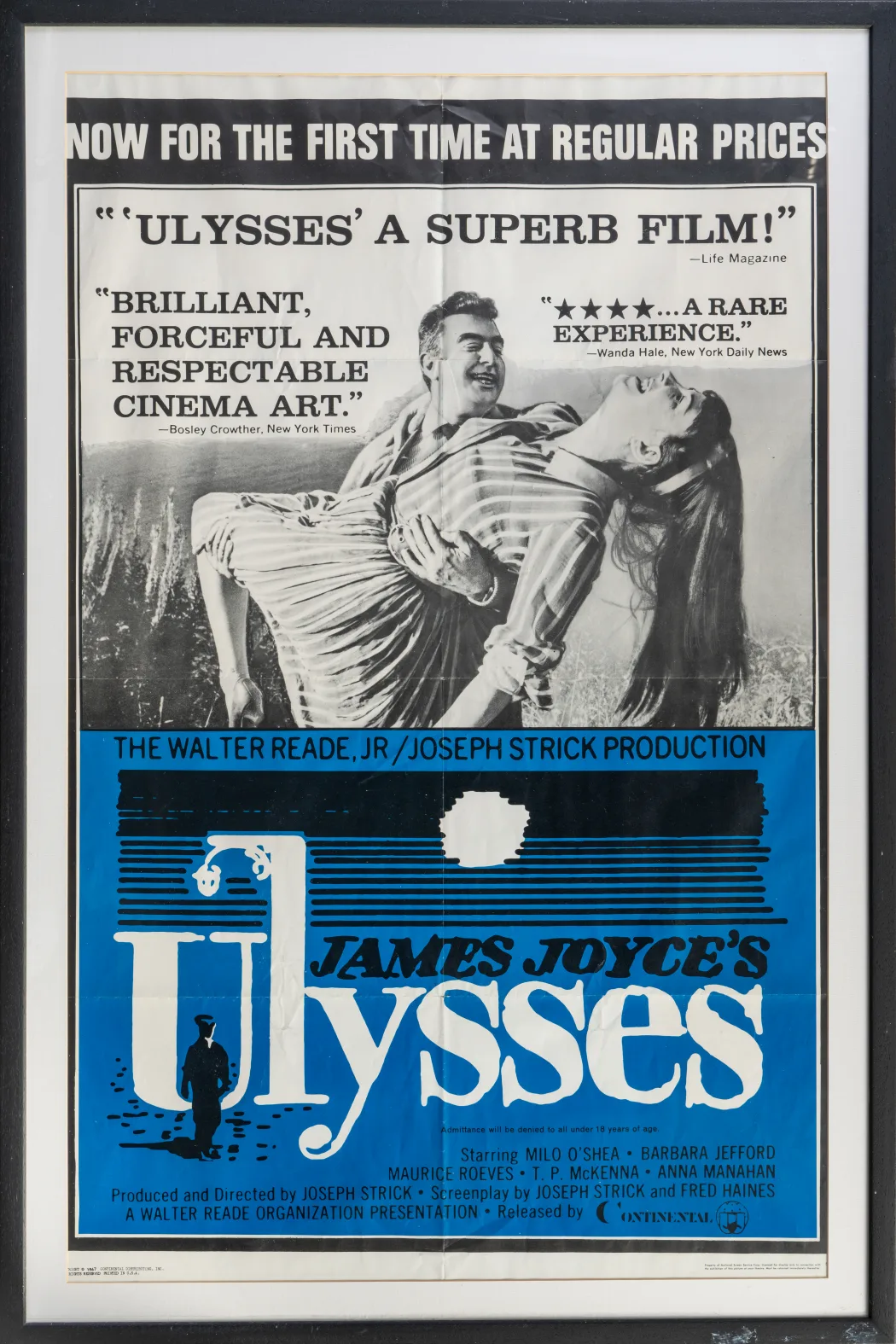 Poster for Joseph Strick's Ulysses 1967