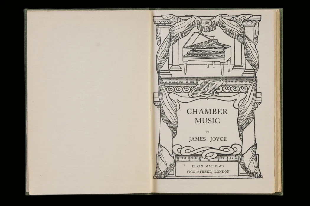 Chamber Music by James Joyce, first edition, Elkin Mathews 1907