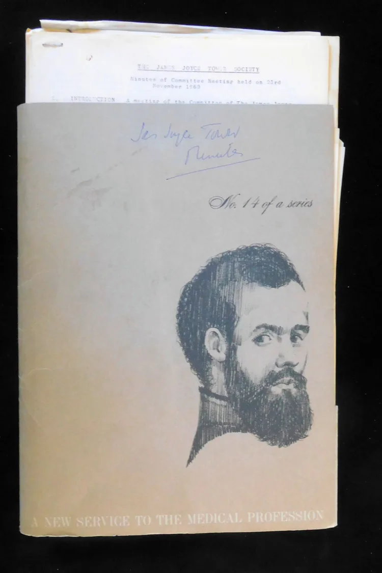 25 documents in file: minutes etc of James Joyce Tower committee 1962